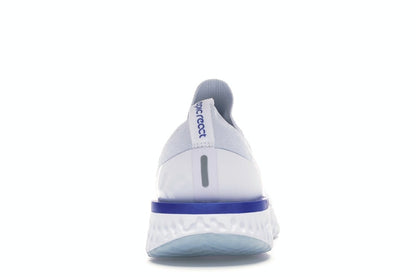 Nike Epic React Flyknit White Racer Blue (Women's)