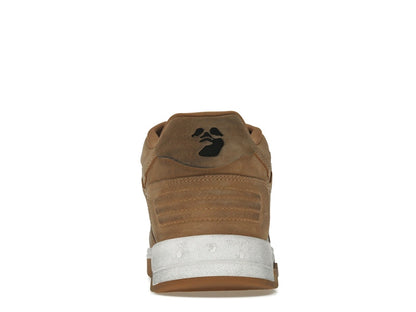 OFF-WHITE Out Of Office "OOO" Low Tops Distressed Brown White