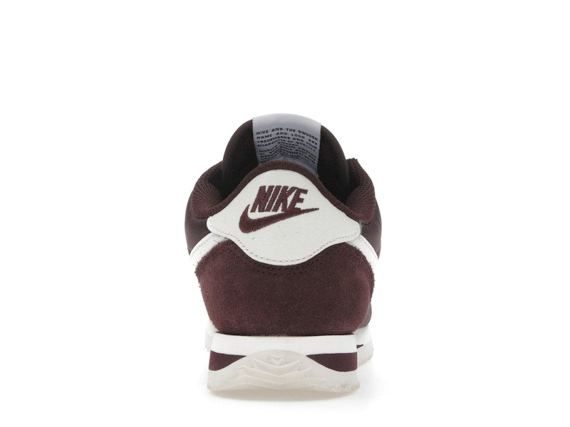 Nike Cortez Textile Burgundy Crush Sail (Women's)