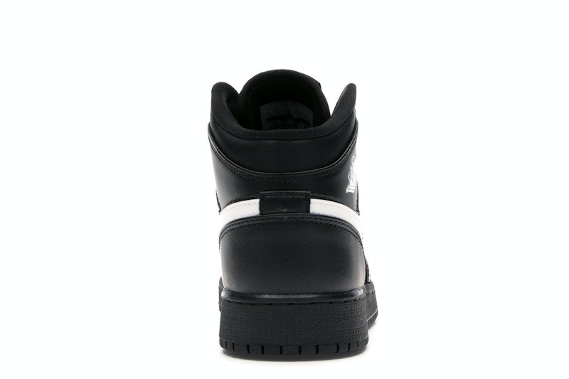 Jordan 1 Mid Black White Speckle (GS)
