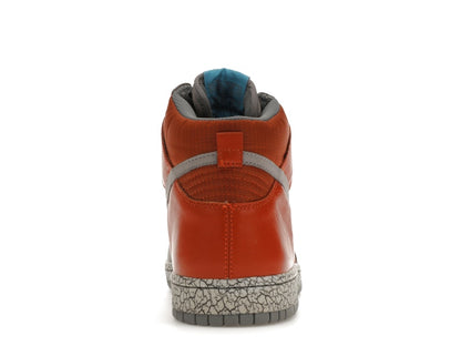 Nike Dunk High Earthquake Dark Orange