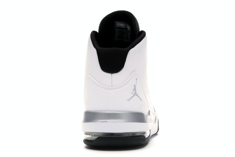 Jordan Max Aura White Metallic Silver Black