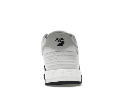 OFF-WHITE Out Of Office OOO Low Tops Light Grey Black