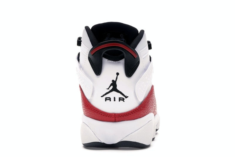 Jordan 6 Rings White University Red