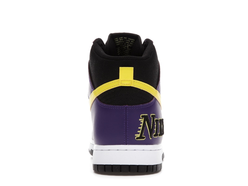 Nike Dunk High EMB Lakers