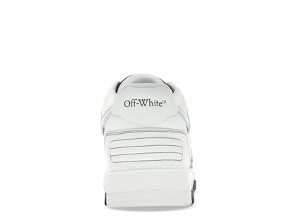 OFF-WHITE Out Of Office OOO Low Tops Black White