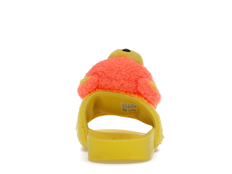 adidas JS Adilette Jeremy Scott Teddy Yellow