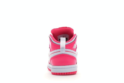 Jordan 1 Mid Hyper Pink White (TD)