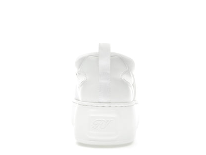 Roger Vivier Viv' Up White Crystal Buckle (Women's)