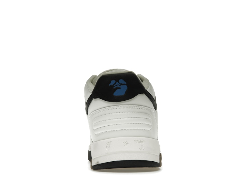 OFF-WHITE Out Of Office OOO 30 MM Low Tops Black White Blue
