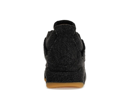 Jordan 4 Retro Levi's Black (GS) (Levi's Tag)