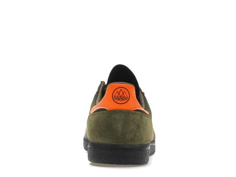 adidas Barrowland SPZL Dust Green Signal Orange