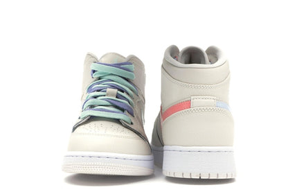 Jordan 1 Mid Multi-Color Swoosh Phantom (GS)