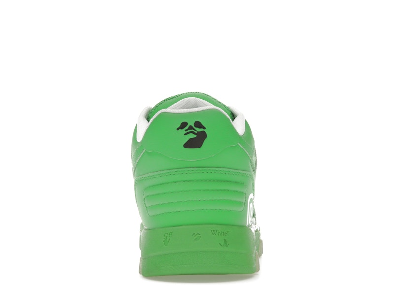 OFF-WHITE Out Of Office OOO Low Tops Green White