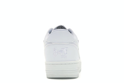 BAPE STA Low White