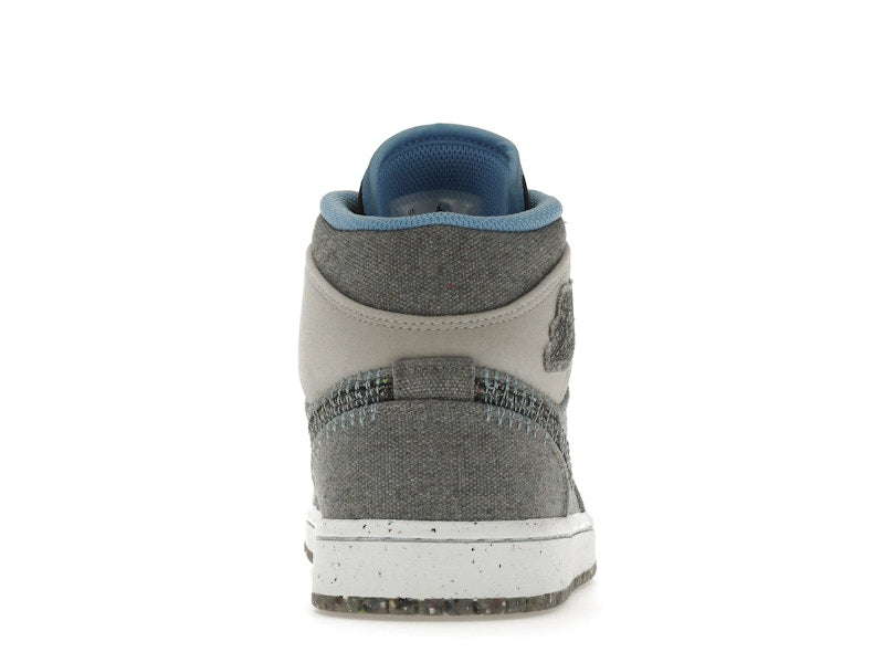 Jordan 1 Mid Crater Grey University Blue