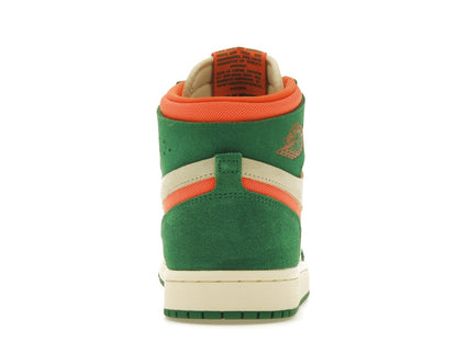 Jordan 1 High Zoom Air CMFT 2 Pine Green Orange Blaze (Women's)