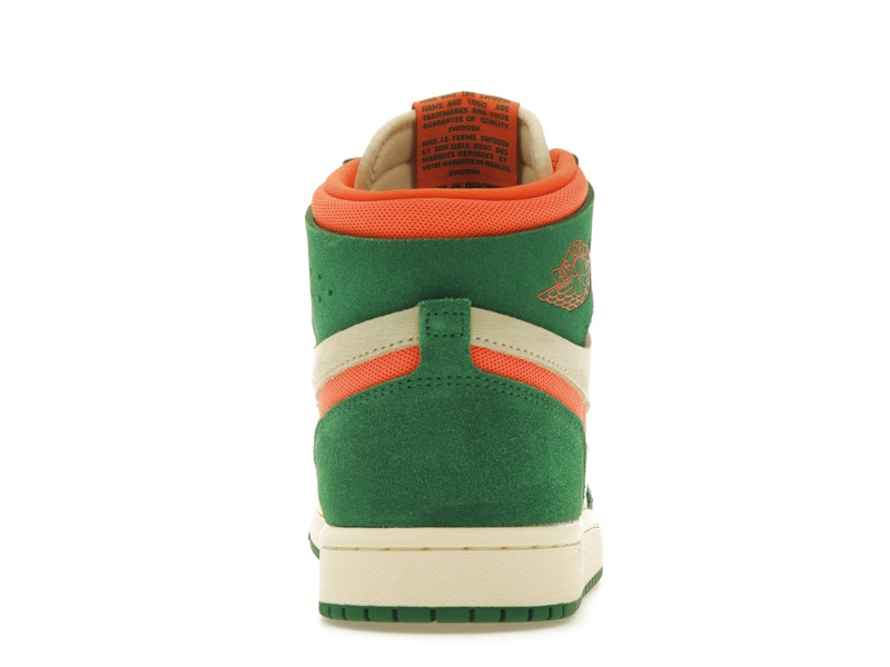 Jordan 1 High Zoom Air CMFT 2 Pine Green Orange Blaze (Women's)