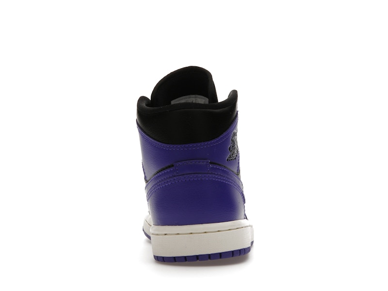 Jordan 1 Mid Purple Black (Women's)