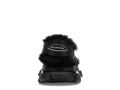 Balenciaga Track Sandal Fake Fur Black (Women's)