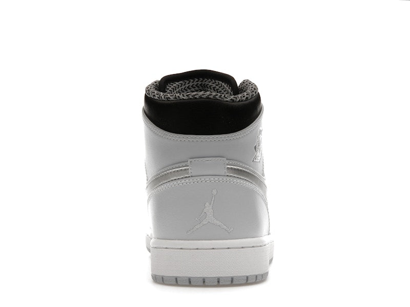 Jordan 1 Mid Pure Platinum Metallic Silver