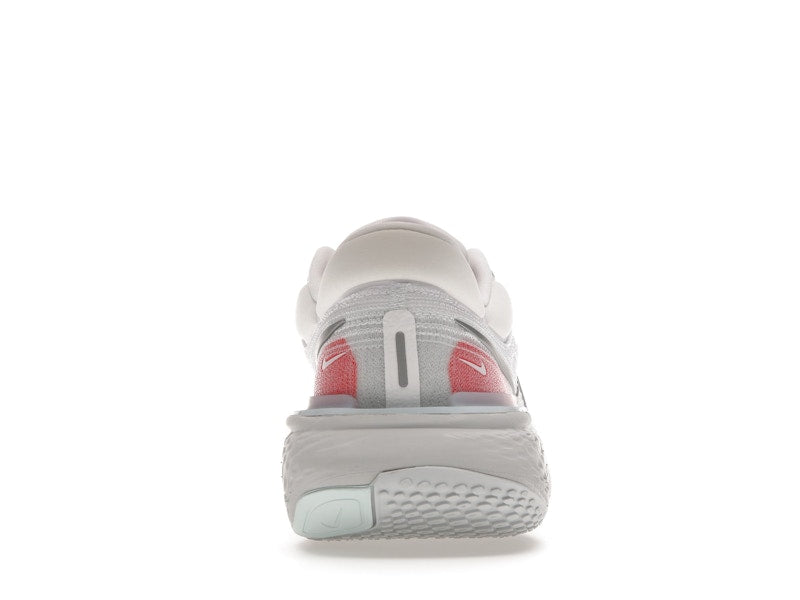 Nike ZoomX Invincible Run Flyknit White Pure Platinum Chile Red