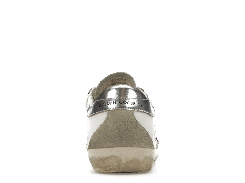 Golden Goose Super-Star White Elecctric Blue Silver