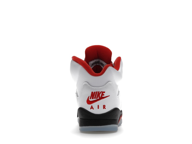 Jordan 5 Retro Fire Red Silver Tongue (2020) (GS)