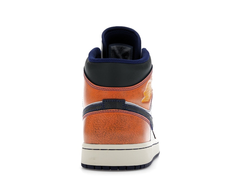 Jordan 1 Mid SE Summit White Crimson Bliss Deep Royal Blue Iron Grey