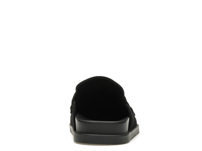 Hermes Go Mule Noir Suede Calkfskin (Men's)