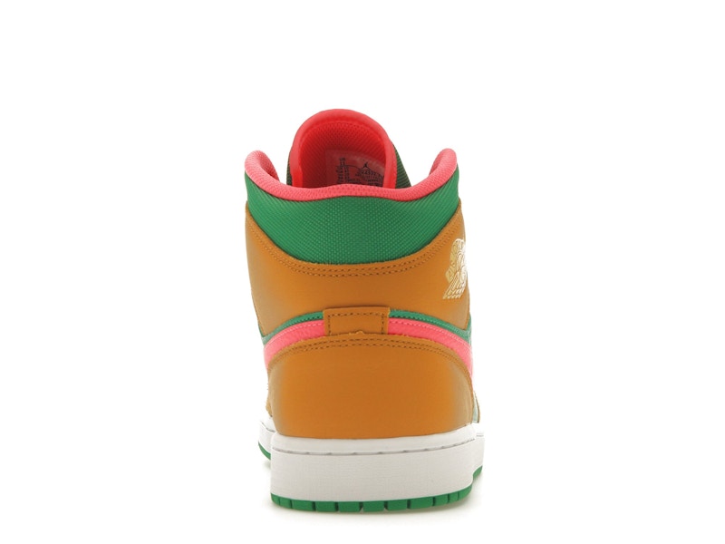 Jordan 1 Mid SE Wheat Watermelon