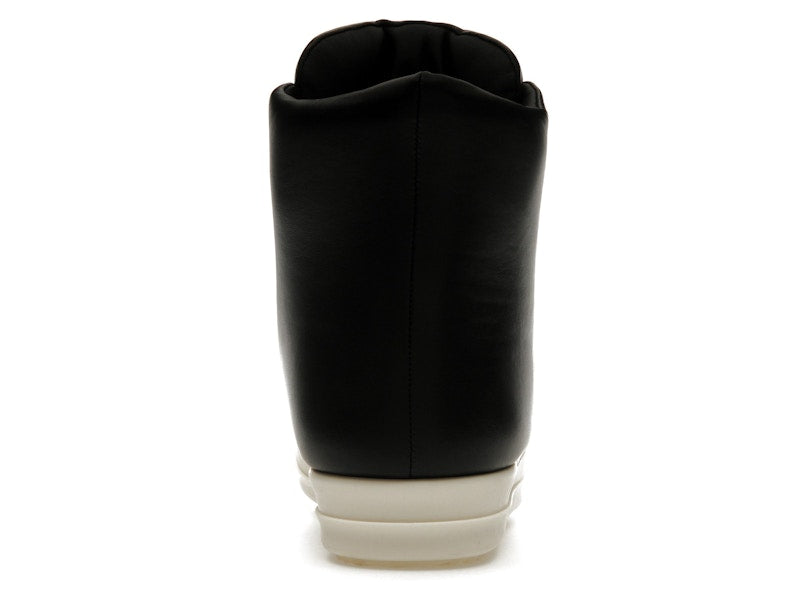 Rick Owens Jumbo Lace Padded Sneaks Black Milk