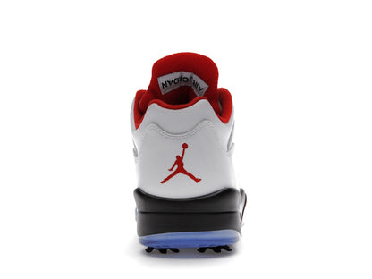 Jordan 5 Retro Low Golf Fire Red (Silver Tongue)