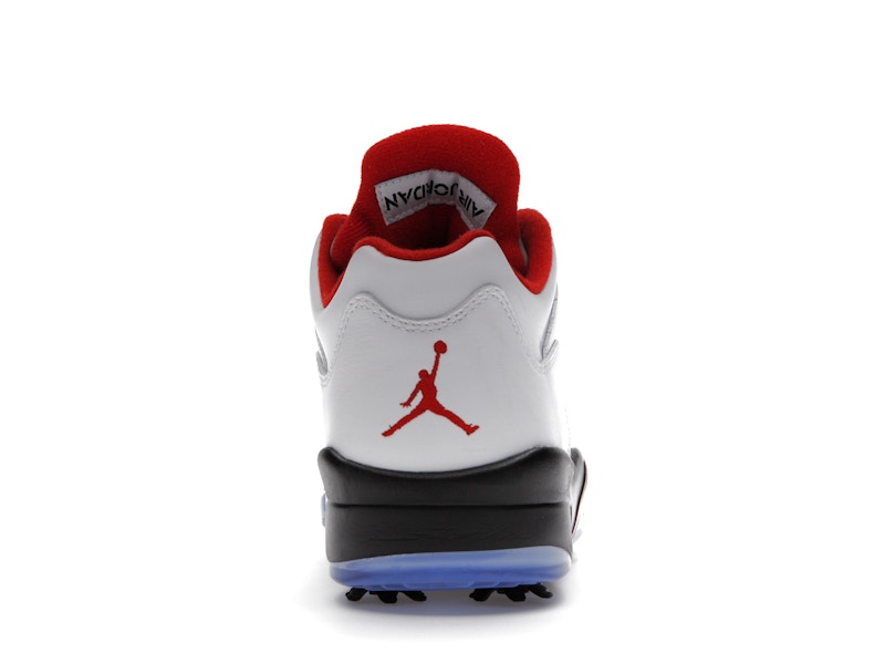 Jordan 5 Retro Low Golf Fire Red (Silver Tongue)