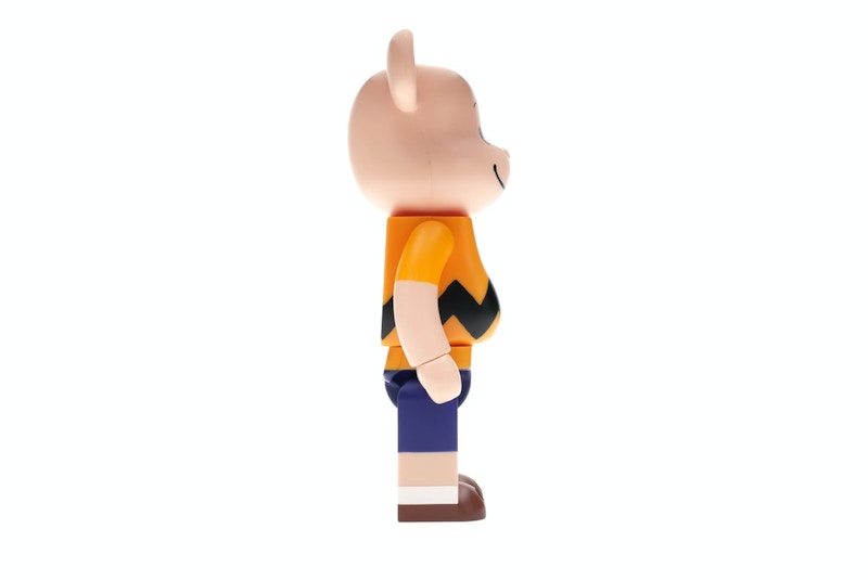 Bearbrick Charlie Brown 400% Yellow