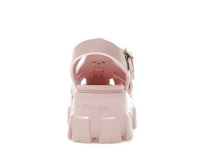 Prada Monolith Foam Rubber 55mm Sandals Alabaster Pink