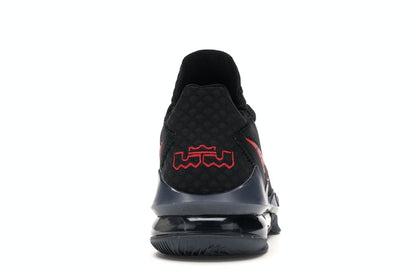 Nike LeBron 17 Low Black Red Dark Grey