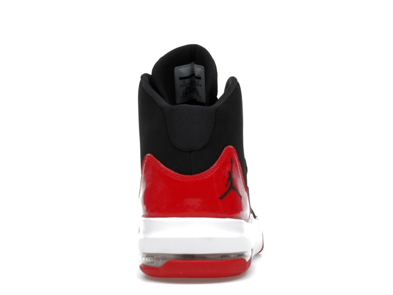 Jordan Max Aura Black Red Patent
