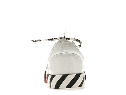 OFF-WHITE Vulc Low Croco Leather White Black