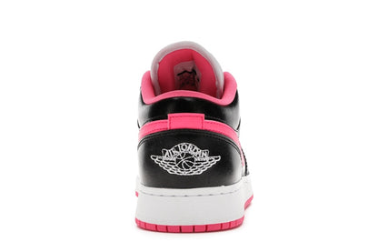 Jordan 1 Low Black White Hyper Pink (GS)