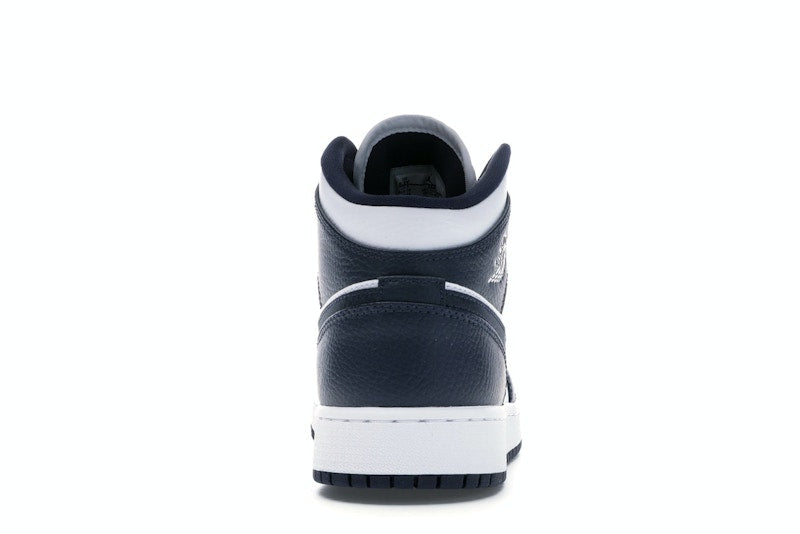 Jordan 1 Mid White Metallic Gold Obsidian (GS)