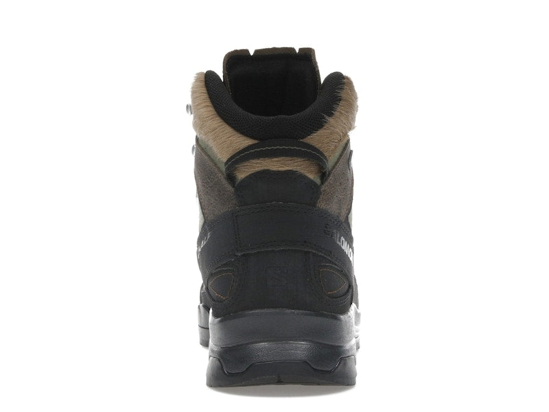 Salomon X-ALP Mid Distressed Leather GTX Dark Earth Black