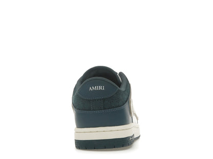 AMIRI Skel Top Low Vintage Blue Quad Monogram Debossed