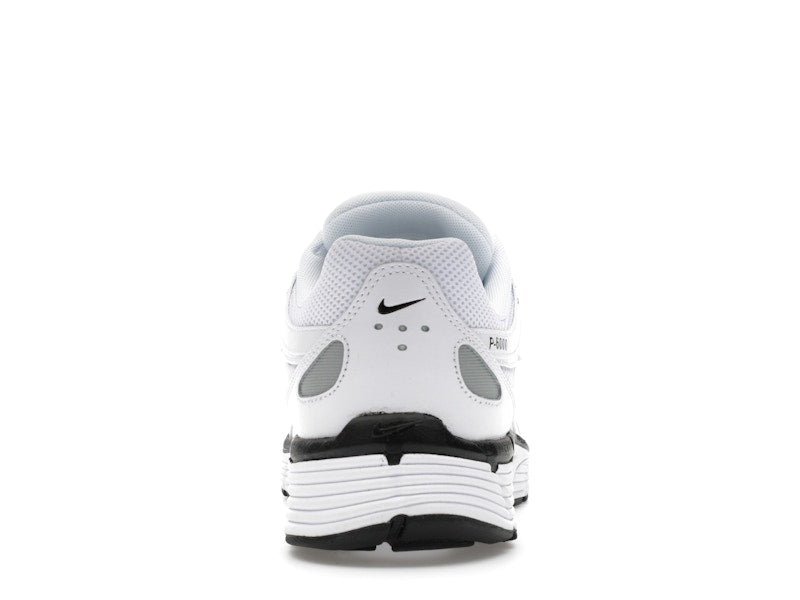 Nike P-6000 White Metallic Silver Black