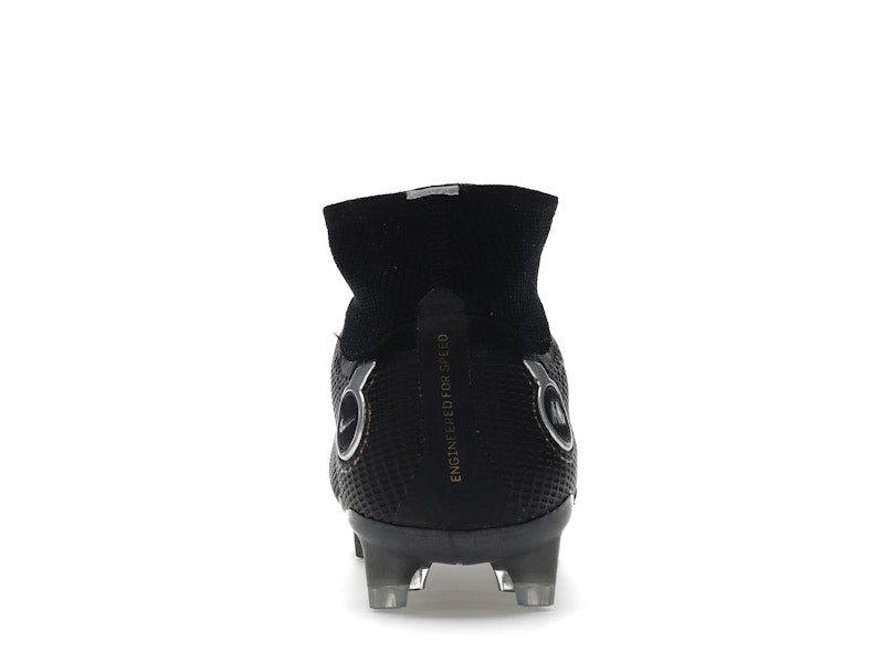 Nike Mercurial Superfly 8 FG Black Metallic Silver Gold