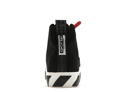 OFF-WHITE Vulcanized Hi Black Red Canvas