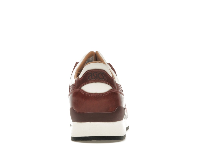 ASICS Gel-Lyte III Packer Shoes x J. Crew Oxblood Leather