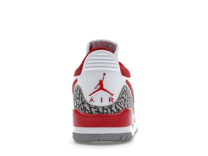 Jordan Legacy 312 Low White Cement Gym Red (Women's)