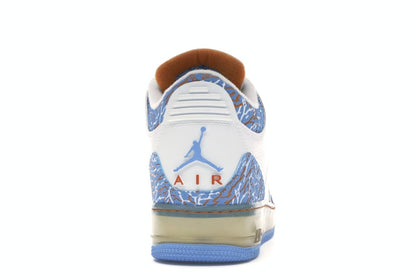 Jordan AJF 3 White University Blue Sunset