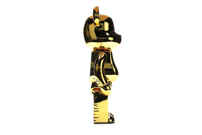 Bearbrick x Tyga x Hajime Sorayama 100% & 400% Set Gold